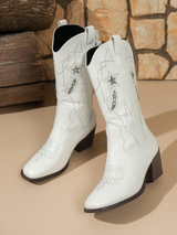 Vintage Star Emboridered Cowboy Boots