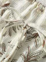 Cotton 3Pcs Coconut Tree Pajama Set