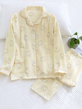 Cotton Floaral Nasuring Pajama Set