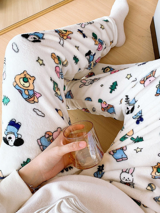Flannel Flying Animals Pajama Pants
