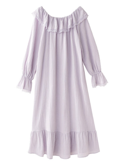 Cotton Princess Off Shoulder Nightgown