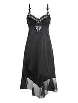 Lace Asymmetrical Hem Nightgown