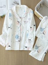 2Pcs Dandelion Printed Pajama Set