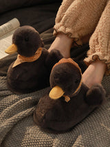 Cute Duck Fluffy Slippers