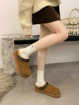 Buckle Decor Fur Lined Birkenstock Boots