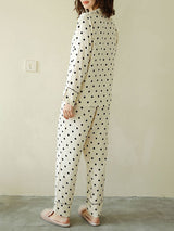 Polka Dot Long Sleeve Pajamas