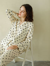 Kafiloe Polka Dot Pajama Set