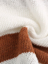 V Neck Knit Shorts Sweater Set