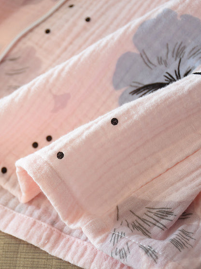 2Pcs Dandelion Printed Pajama Set