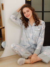 Kafiloe Mist Flower Pajama Set