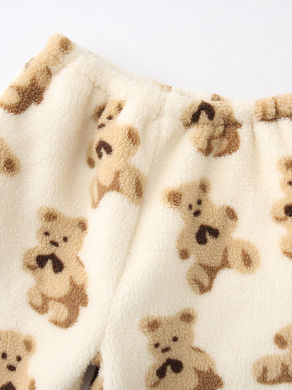 Fleece Thick Bear Pajama