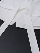Halter Neck Solid Maxi Skirt Set