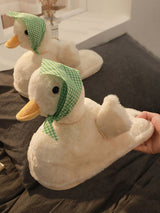 Cute Duck Fluffy Slippers