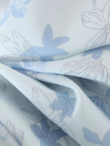 Drawstring Split Floral Camisole Midi Dress