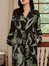 Satin 2Pcs Random Shirt Pajama Set