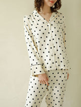 Kafiloe Polka Dot Pajama Set