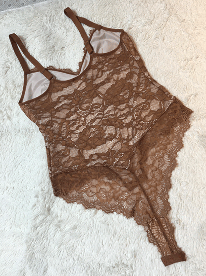 Floral Lace Shaping Bodysuit