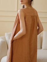 Casual Cotton Sleeveless Nightdress