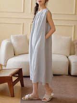 Casual Cotton Sleeveless Nightdress