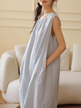 Casual Cotton Sleeveless Nightdress