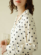 Kafiloe Polka Dot Pajama Set