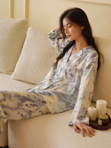 Kafiloe Vintage Print Pajama Set