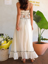 Ruched Crop Top &  Maxi Skirt Two Piece Set