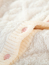 Flannel Floral Pajama Set