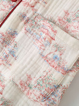 Vintage Painting Cotton Pajama Set