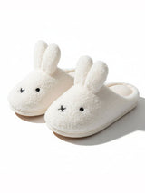 Bunny Ears Fleece Slippers