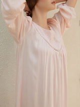 Flowy Lace Trim Nightdress