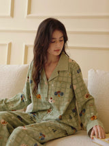 Kafiloe Bear Cotton Pajama Set
