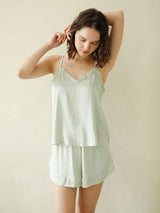 Kafiloe Polka Dot Cami & Shorts Pajama Set