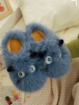 Little Monster Fuzzy Slippers