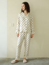 Kafiloe Polka Dot Pajama Set
