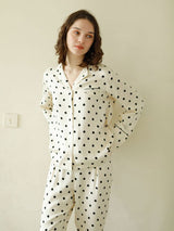 Kafiloe Polka Dot Pajama Set