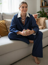 Long Sleeve Striped Shirt & Pants Set