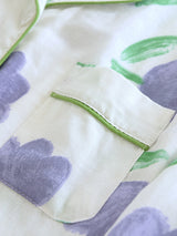 Cotton Tulip Print Long Sleeve Pajama Set