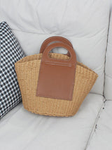 Handle Straw Tote Bags