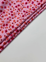 Ruffle Floral Print Slip Draped Midi Dress