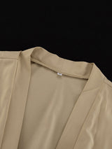 Loose Khaki 2 Piece Sets