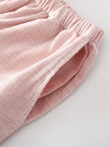 Sleeveless Plaid Cami Shorts Pajama Set
