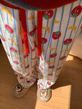 Loose Fit Cute Fruit Long Pajama Pants