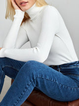 Turtleneck Knit Pullover