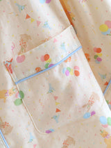 Bear Party Cotton Short Sleeve Pajama Set