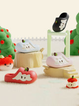 Apple Core Plush Clogs