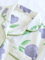 Cotton Tulip Print Long Sleeve Pajama Set