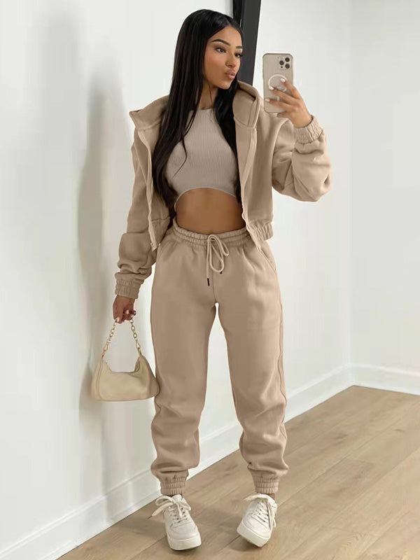 3 Pieces Long Sleeve Sweater Set