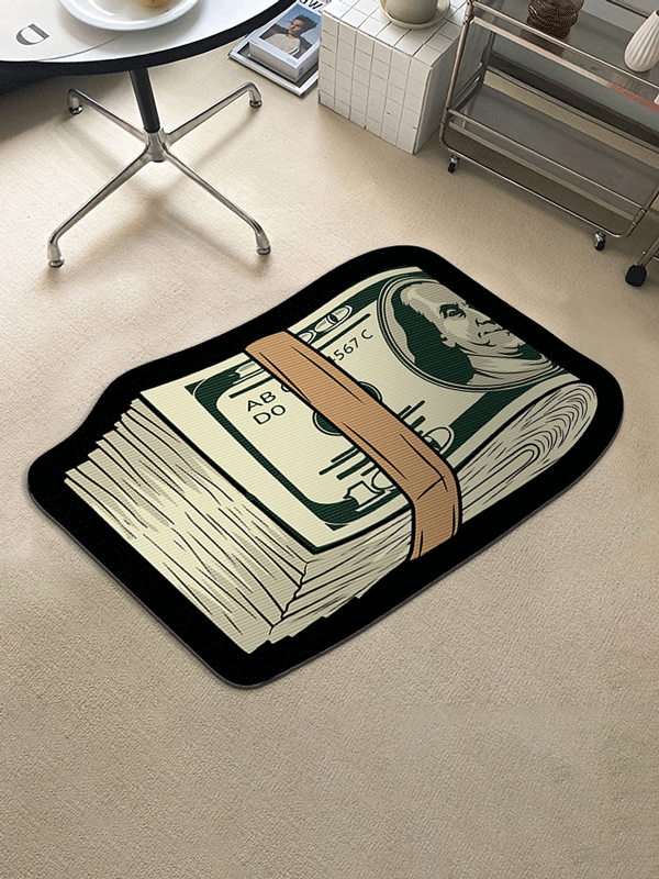 Creative Dollar Pattern Floor Mat