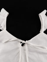 Cotton Sleeveless Tank Top & Wide Pants Set